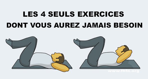 Les 4 meilleurs exercices pour un corps parfait