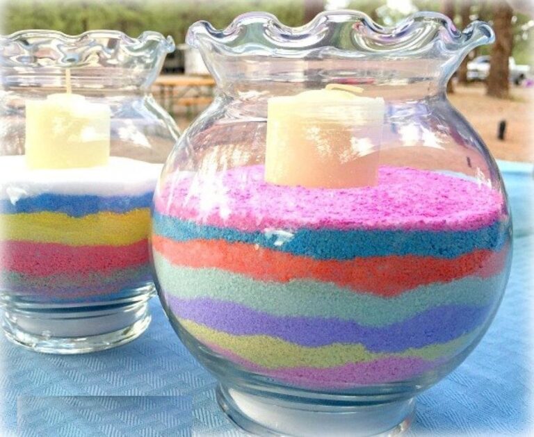DIY : fabriquez du sable coloré maison avec de simples craies
