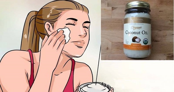 Lavez votre visage avec l’huile de coco chaque jour !!!