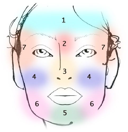 Le face-mapping, pour déterminer les causes de boutons inhabituels