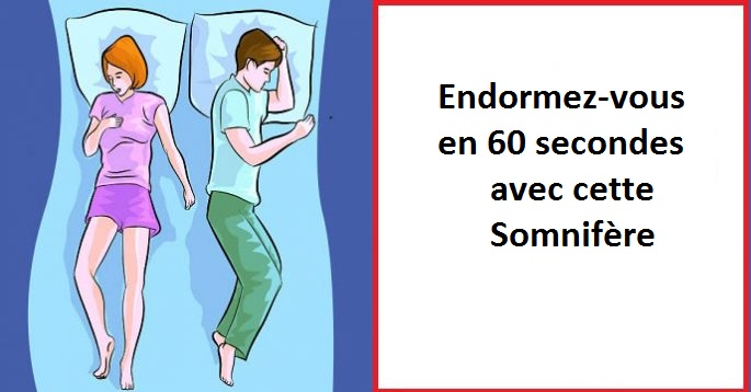 Un Somnifère Naturel qui vous fera dormir en 60 secondes