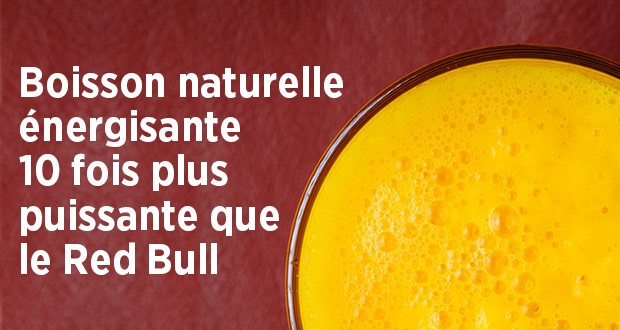 Boisson naturelle énergisante 10 fois plus puissante que le Red Bull