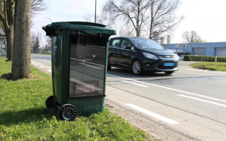 Les radars cachés dans des poubelles, la nouvelle arme anti-chauffards testée en Belgique