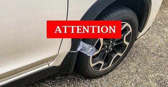 Si vous trouvez une bouteille en plastique près de votre voiture, vous pourriez être en danger…
