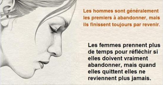 Quand une femme en a marre, il n’y a rien pour la faire changer d’avis !