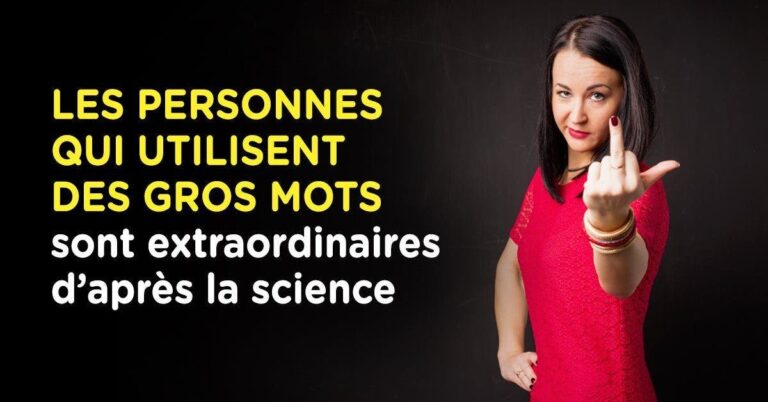 Les personnes qui utilisent des gros mots sont celles ayant un QI élevé