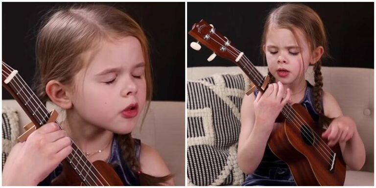 La petite fille de 6 ans chante un classique d’Elvis – écoutez-la dès qu’elle commence à chanter