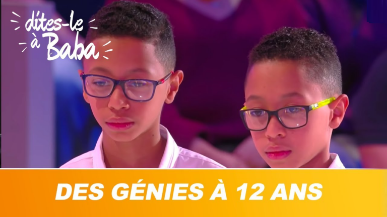 Ces jumeaux de 12 ans plus rapides qu’une calculatrice