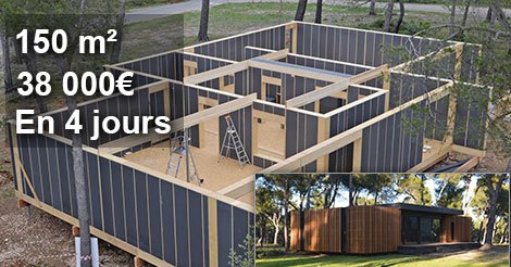 Une maison de 150 m² pour moins de 38 000€ et construite en 4 jours