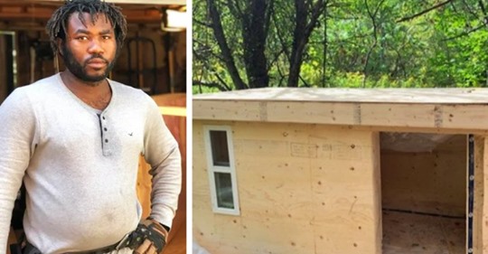 Un jeune menuiser construit des maisons chaudes et solides pour les sans-abri : “J’évite qu’ils meurent de froid en hiver”