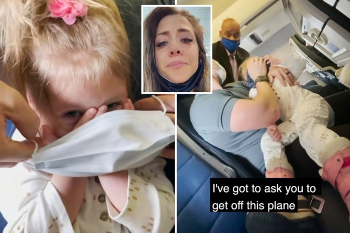 Une petite fille de 2 ans refuse de porter un masque dans l’avion : la compagnie aérienne interdit sa famille à vie