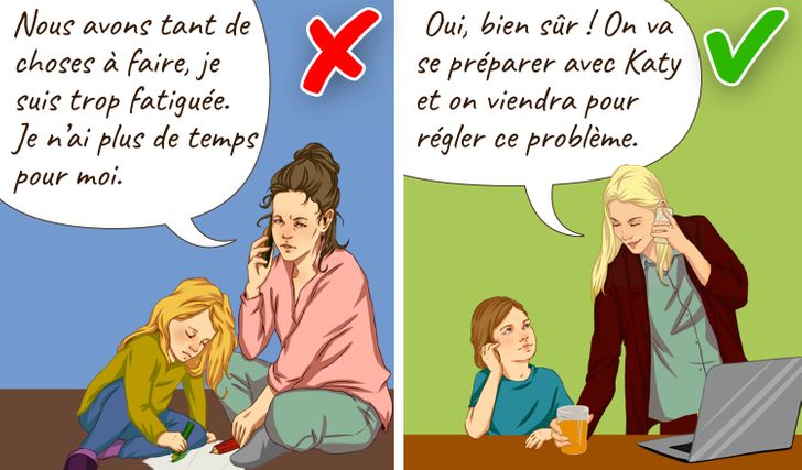 Quatre erreurs des femmes qui essaient de devenir des mères parfaites