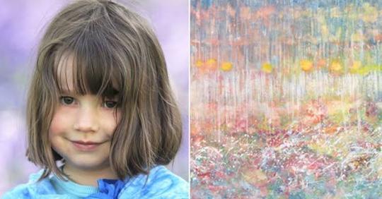 Une petite fille autiste de 5 ans séduit le monde avec son art