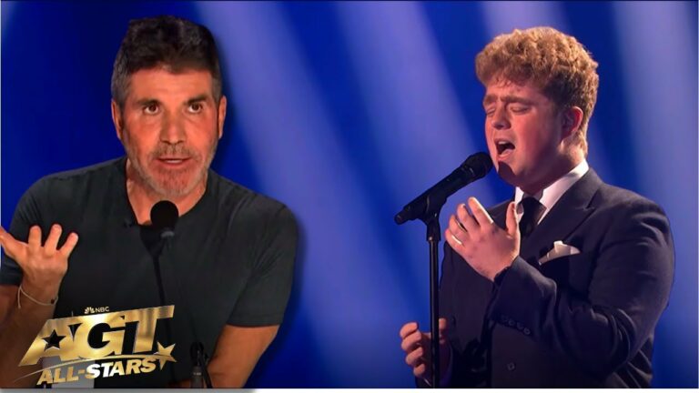 Le juge Simon lui dit: « Tu es surement le petit fils de Susan Boyles »