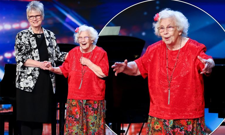 Elle a 96 ans, son énergie et sa voix ont charmé les juges et le public. Une super mamie, j’adore !