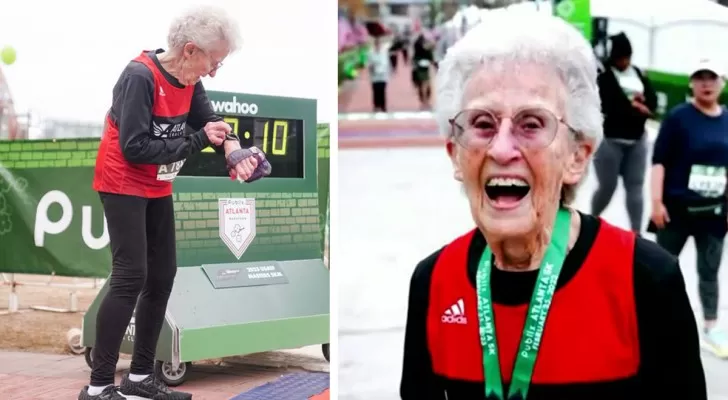 Une femme de 98 ans termine un marathon de 5 km en moins d’une heure