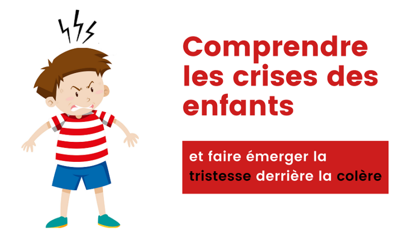 Comprendre les crises des enfants et faire émerger la tristesse derrière la colère