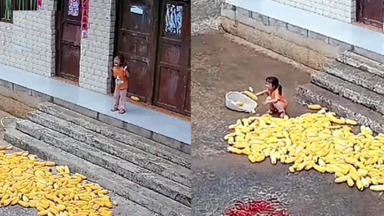 Cette petite fille est beaucoup plus mature que beaucoup d’enfants plus âgés qu’elle