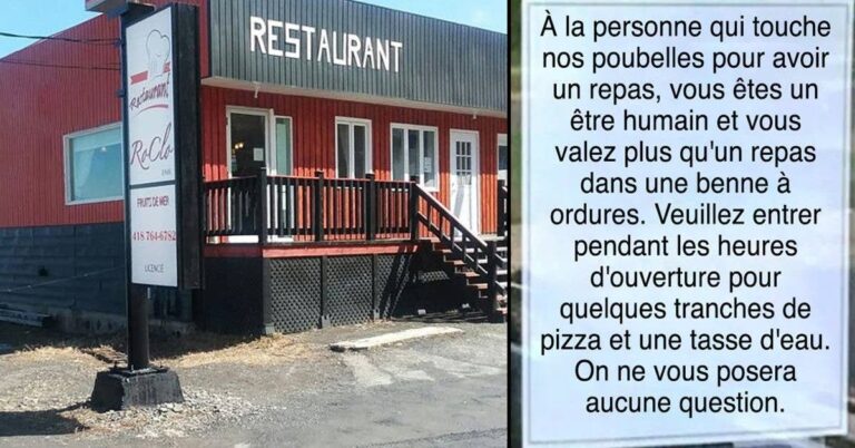 Un geste généreux : Un restaurant tend la main aux sans-abris après les avoir surpris en train de chercher de la nourriture dans une poubelle