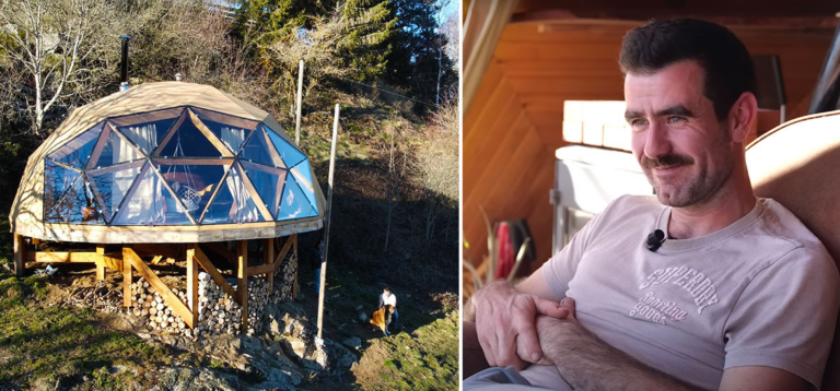 Construire un dôme géodésique en bois pour pas cher, c’est possible !