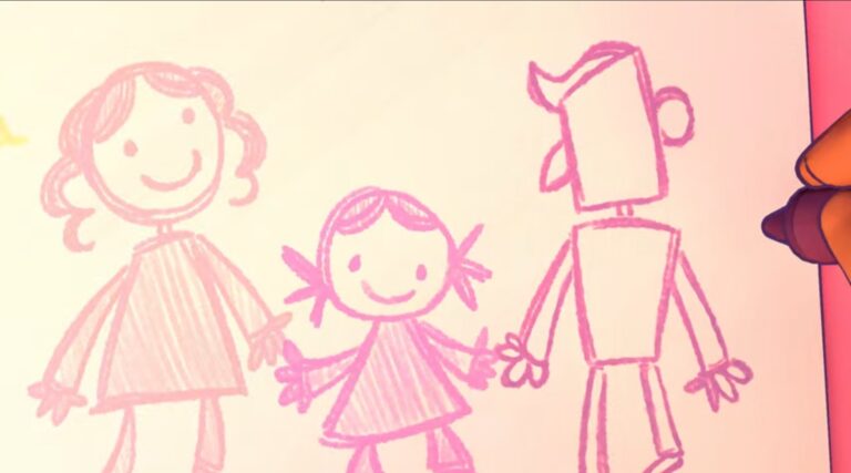 Un film d’animation sur une famille sans papa