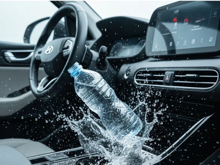 Une bouteille d’eau à 2 $ vient de coûter près de 12 000 $ à ce conducteur de Hyundai