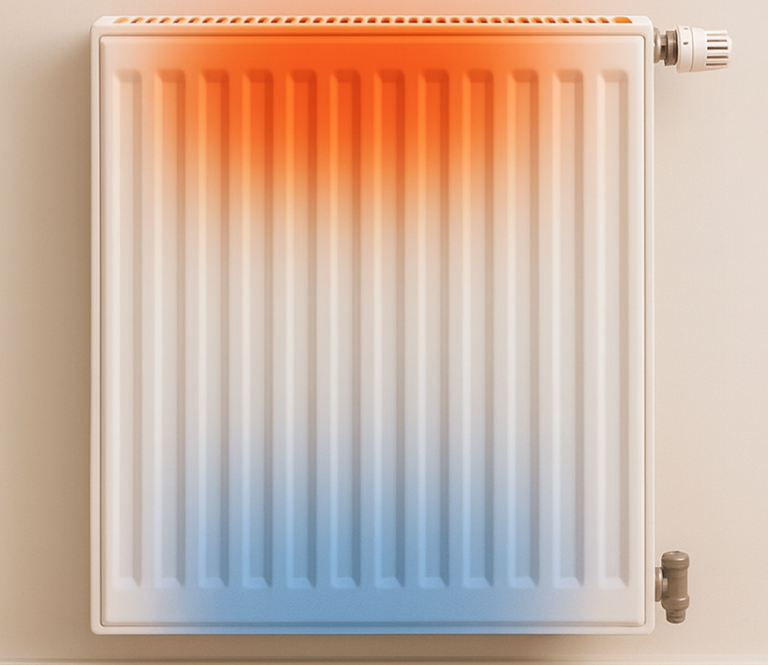 Radiateur chaud en haut, froid en bas ? Voici la vraie raison!