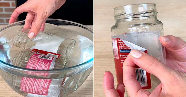 Comment enlever les étiquettes des bocaux en verre