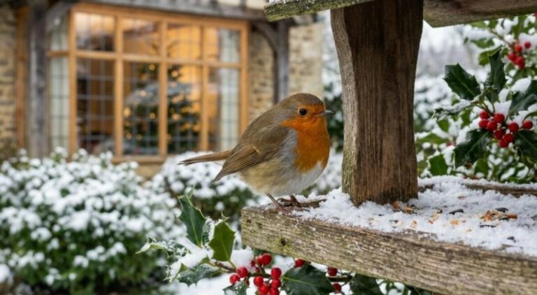 À Noël comme en plein hiver, ces gestes simples aident vraiment les rouges-gorges